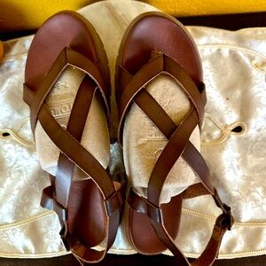 Mia leather sandals!!